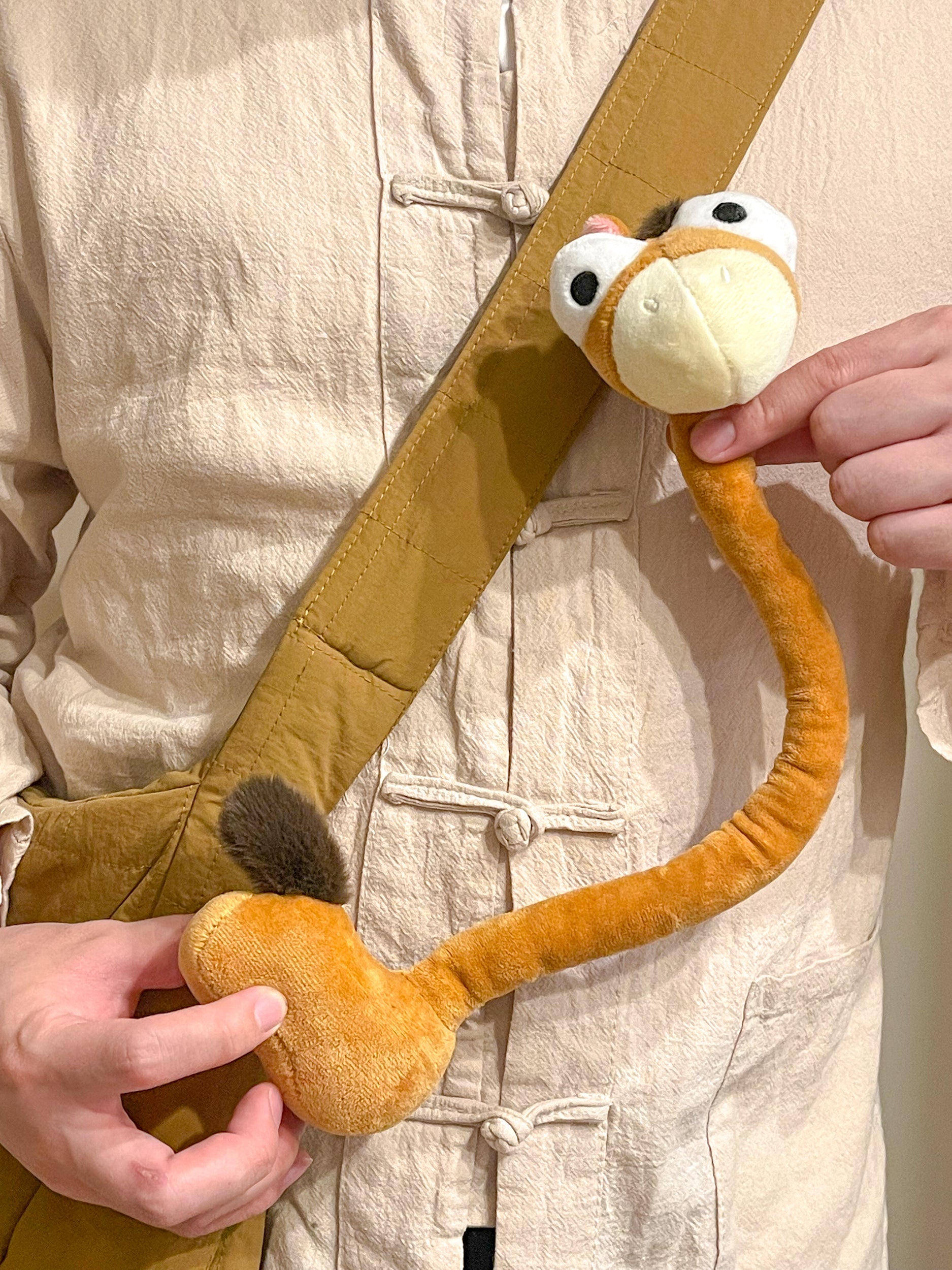 Long-necked horse