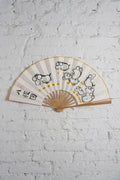 Eight Horses Folding Fan